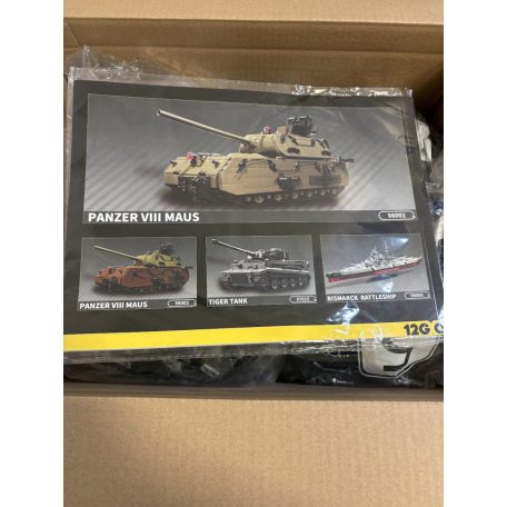 MAUS "egérke" 2.vh német óriástank építőkészlet 2400+ darabos