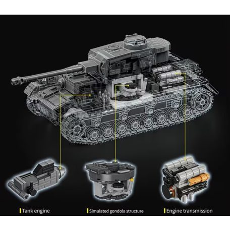 PZKPWF tank, 2. vilaghaborus nemet harckocsi, 1400+ darabos