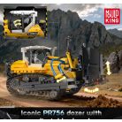 Bulldozer, pneumatikus vezérlés, mould king epitokeszlet, 1200+ darabos