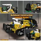 Bulldozer, pneumatikus vezérlés, mould king epitokeszlet, 1200+ darabos