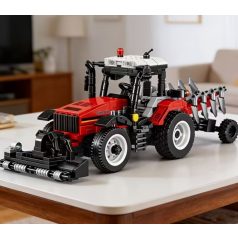 Traktor epitokeszlet, aratótárcsával, 800+ darabos