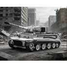 Tigris tank (2.vh német harckocsi) építőkészlet- téli álcázással