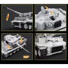 Tigris tank (2.vh német harckocsi) építőkészlet- téli álcázással