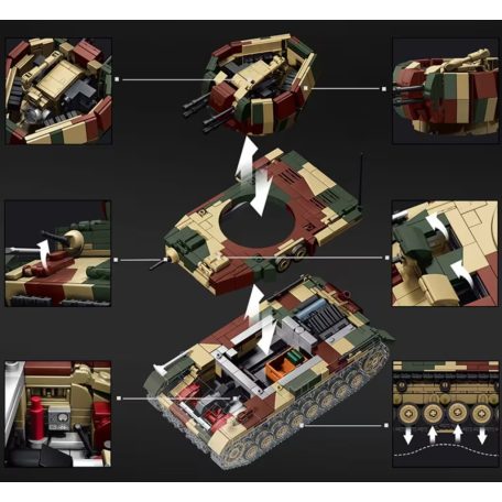 Flakpanzer IV Wirbelwind, légvédelmi tank epitokeszlet