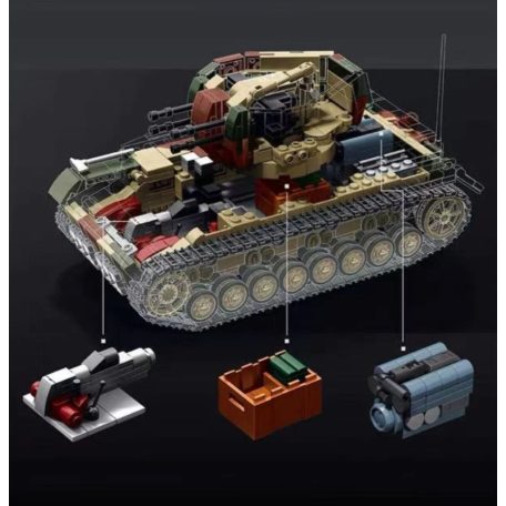 Flakpanzer IV Wirbelwind, légvédelmi tank epitokeszlet