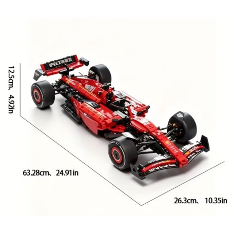 Forma-1 versenyauto, piros, 1400+ darabos