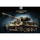 Tigris tank (2.vh német harckocsi) építőkészlet- terepszínű álcázással