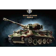  Tigris tank (2.vh német harckocsi) építőkészlet- terepszínű álcázással
