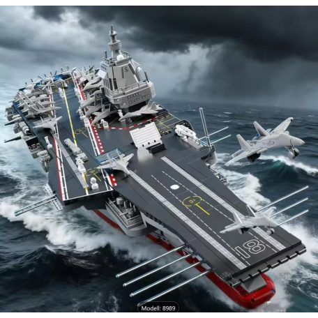 USS Gerald Ford repülőgéphordozó építőkészlet, 2000+ darabos