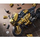 Sportmotor építőkészlet, arany színű, 1000+ darabos