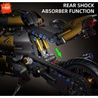 Sportmotor építőkészlet, arany színű, 1000+ darabos