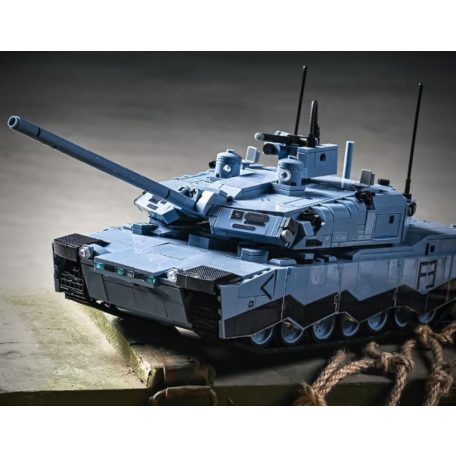 Abrahams-x szupertank építőkészlet, 2100+ darabos