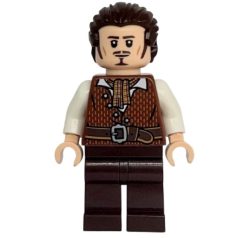   Will Turner - Reddish Brown Vest Karib tenger kalózai / pirates of the caribbean lego figura