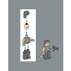 Joshamee Gibbs - Sand Blue Vest  Karib tenger kalózai / pirates of the caribbean lego figura