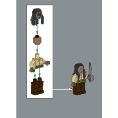   Anamaria Karib tenger kalózai / pirates of the caribbean lego figura