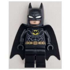    Batman lego figura / Batman - Black Suit, Gold Belt, Cowl with White Eyes, Neutral / Angry with Bared Teeth
