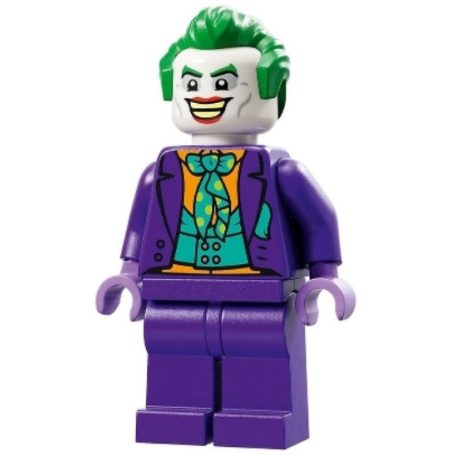 Joker lego figura / The Joker - Dark Turquoise Bow Tie, Plain Legs, Hair