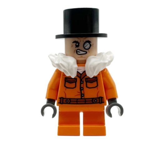 The Penguin - Prison Jumpsuit, Side Pockets, Light Nougat Head lego batman figura