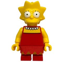 Lisa Simpson simspons lego figura - Skirt with 13 Points