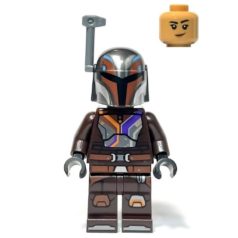   Sabrine Wren lego star wars figura / Sabine Wren - Dark Brown Armor, Helmet