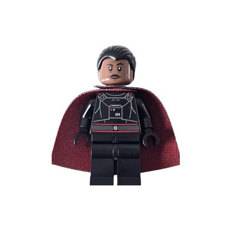 Moff Gideon - Cape, Medium Brown Head lego star wars figura