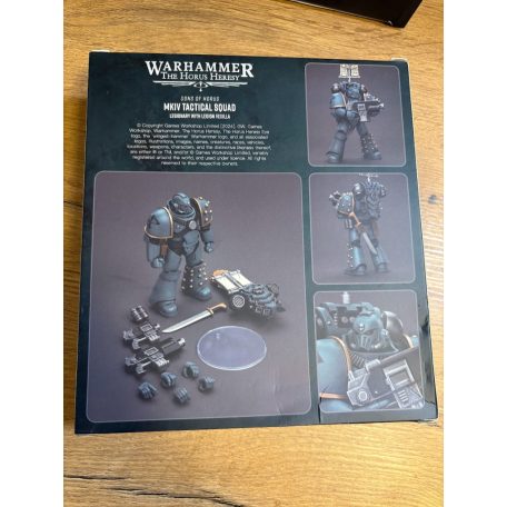 Warhammer 40k Sons of Horus MKIV Tactical Squad Legionary with legion vexilla