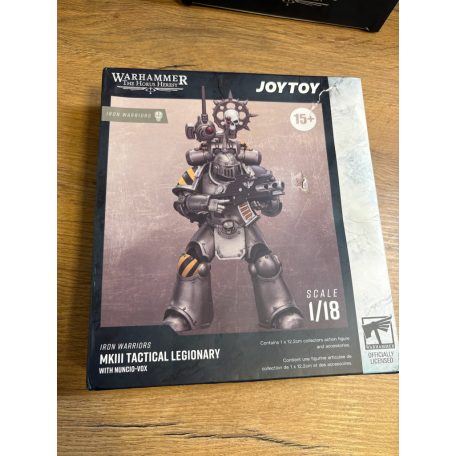 Warhammer 40k Iron Warriors MK3 Tactical Legionary with nuncio-vox